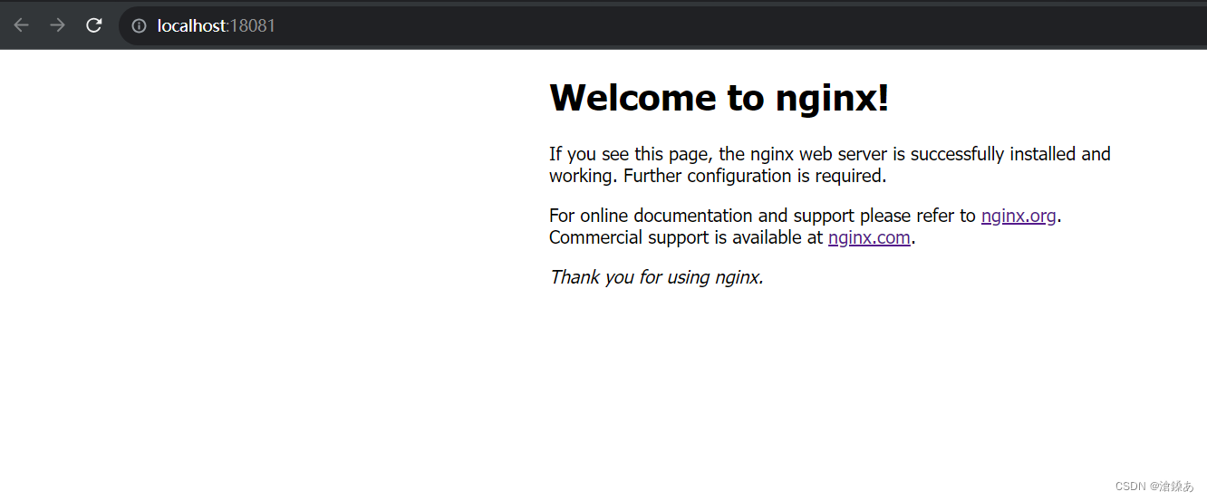 docker desktop搭建 nginx