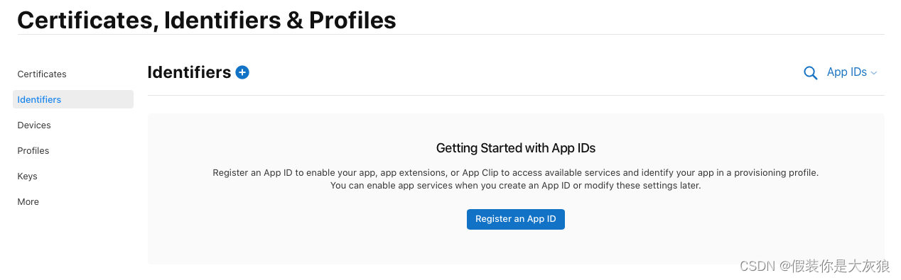 iOS Certificates, Identifiers & Profiles简介-CSDN博客