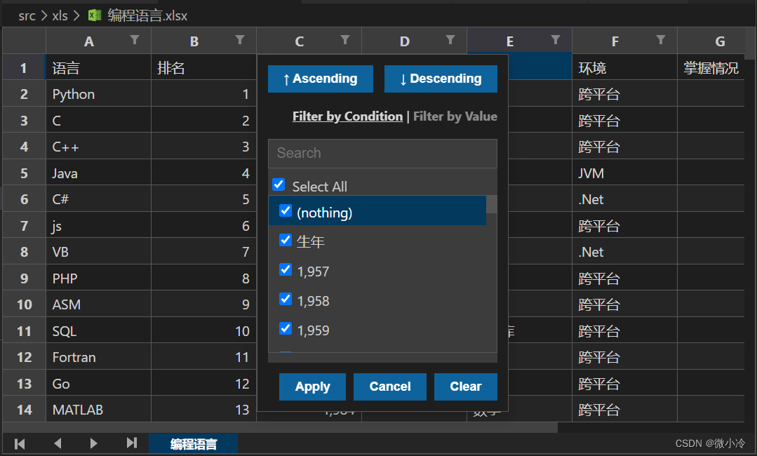 在VS Code中查看Word, PDF, Excel