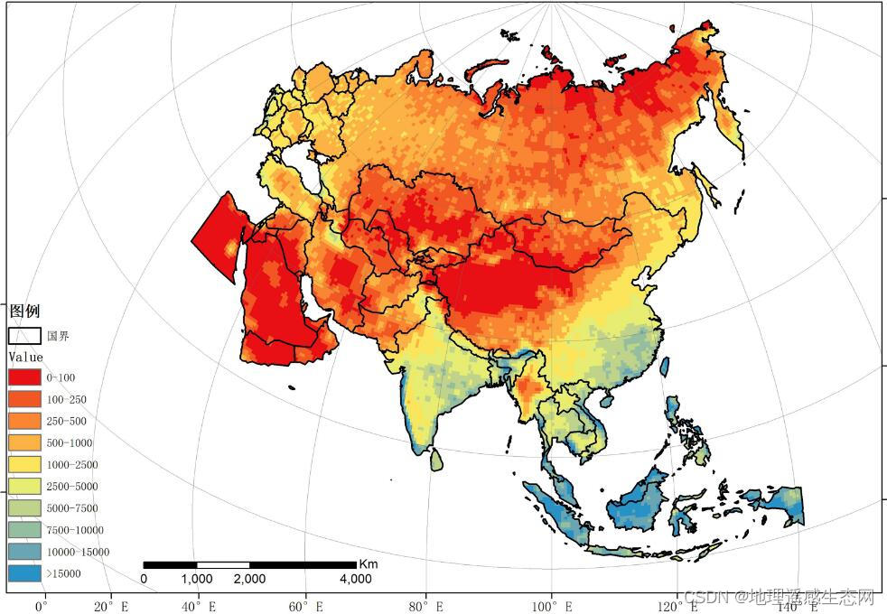 全国降雨侵蚀力因子R值/土壤侵蚀模型RUSLE