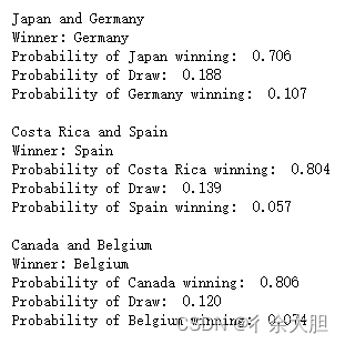 用Python预测世界杯球赛结果，还别说准确度还是蛮高的