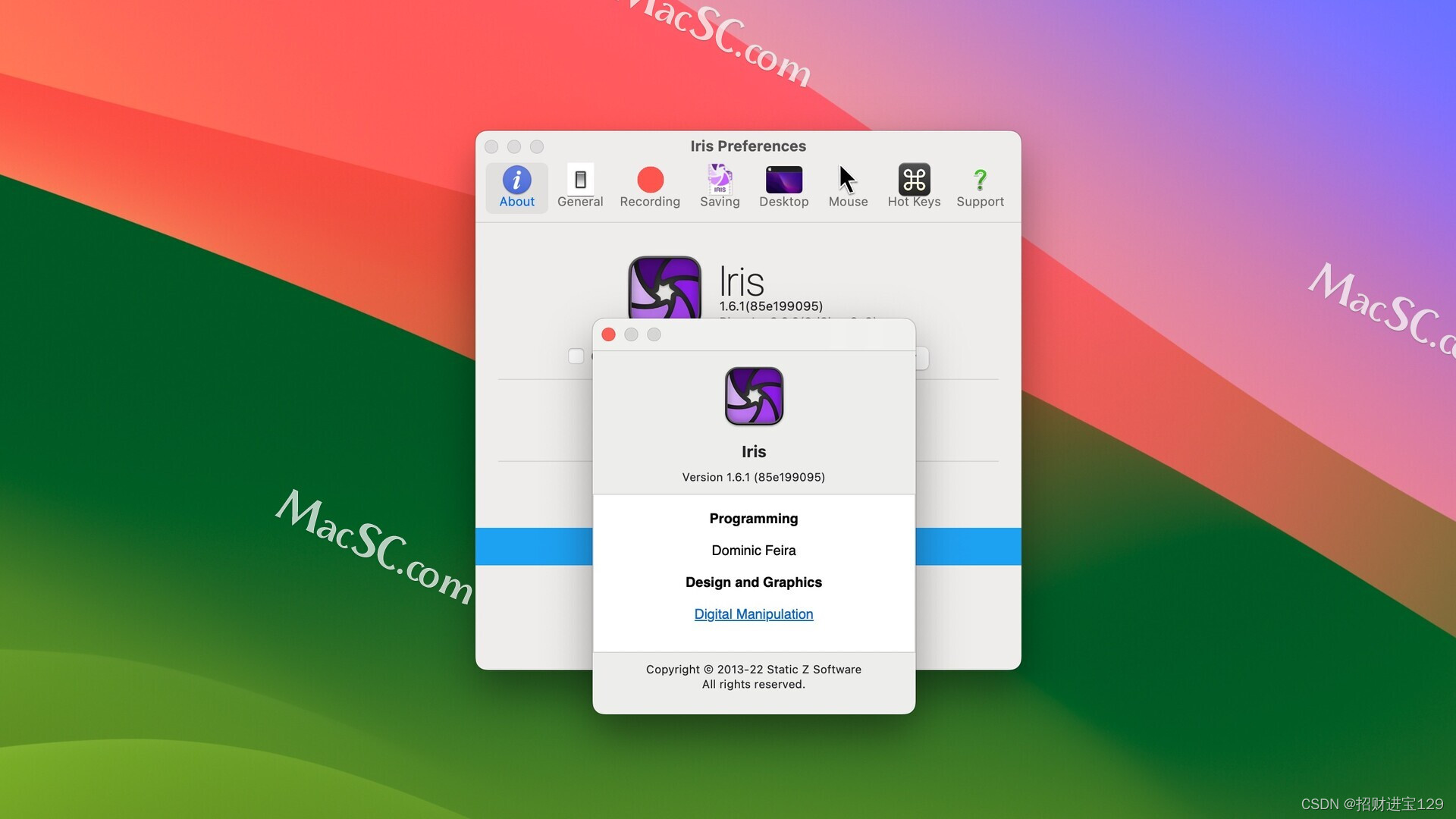 Iris for Mac：轻松实现高质量录屏的最佳选择