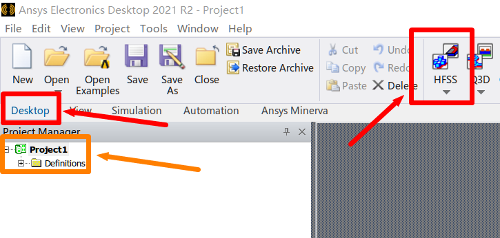 HFSS（ANSYS Electronics）建立工程和基本绘图方法_hfss和ansys是一个软件吗-CSDN博客