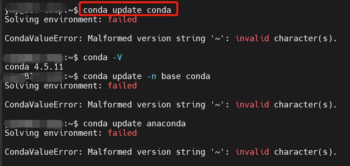 conda-condavalueerror-malformed-version-string-invalid-character-s-condavalueerror