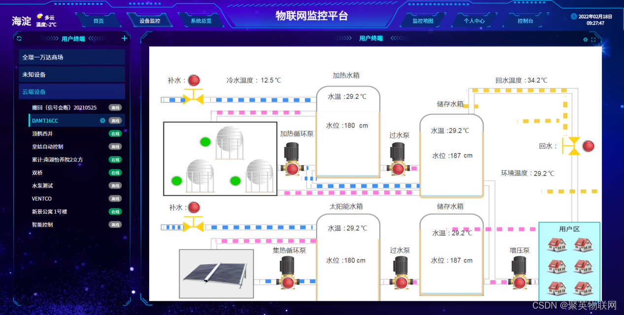 空气源热泵监控系统