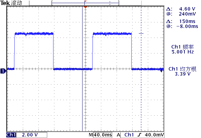 ▲ 图1.3.1 光电管输出波形