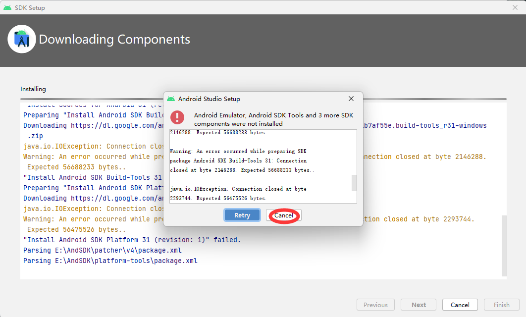 【2021】解决 Android Studio下载SDK失败 问题_android studio sdk下载不了-CSDN博客