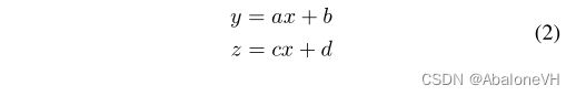 equationMultiline formula