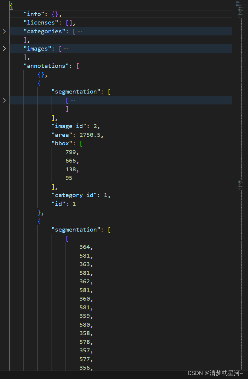 python把ChestX-Det-Dataset的json样本转为COCO数据集的json格式