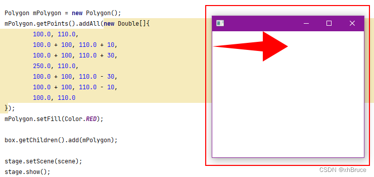 JavaFx Shape形状