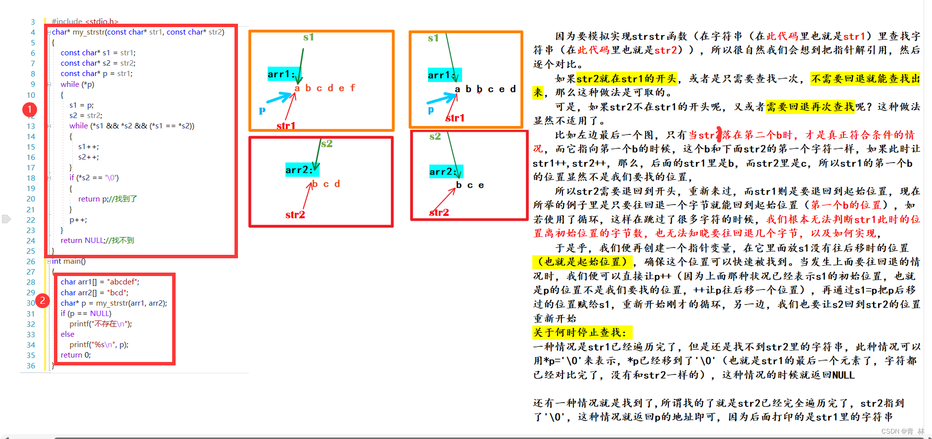 字符串查找函数和错误信息报告函数_strtok没找到分割符号-CSDN博客