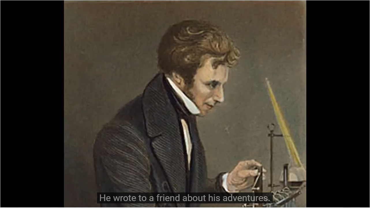 ▲ 图1.1.6 法拉第做实验