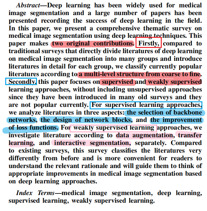 基于深度学习的医学图像分割（Medical Image Segmentation Using Deep Learning: A Survey ...