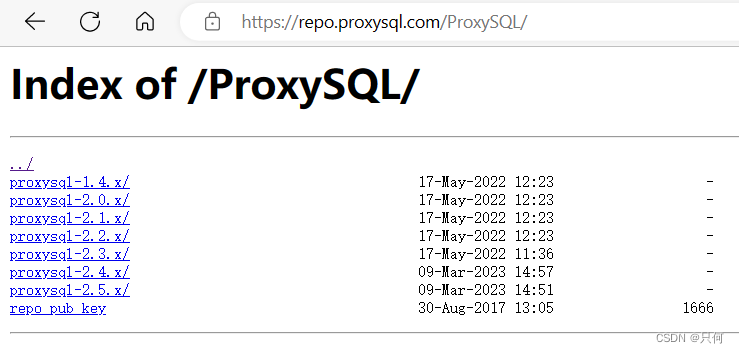 ProxySQl官方仓库