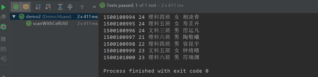 Hbase笔记 —— 利用JavaAPI的方式操作Hbase数据库（往hbase的表中批量插入数据）