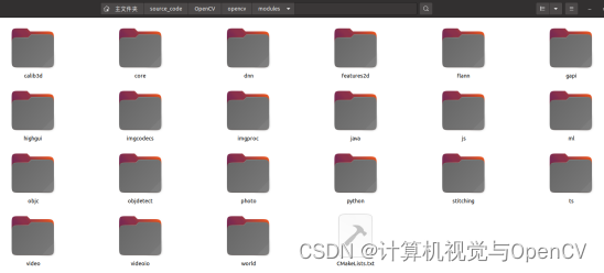 OpenCV源码结构