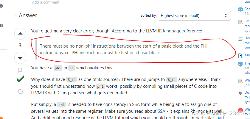 LLVM 插桩 LLVM IR PHI指令