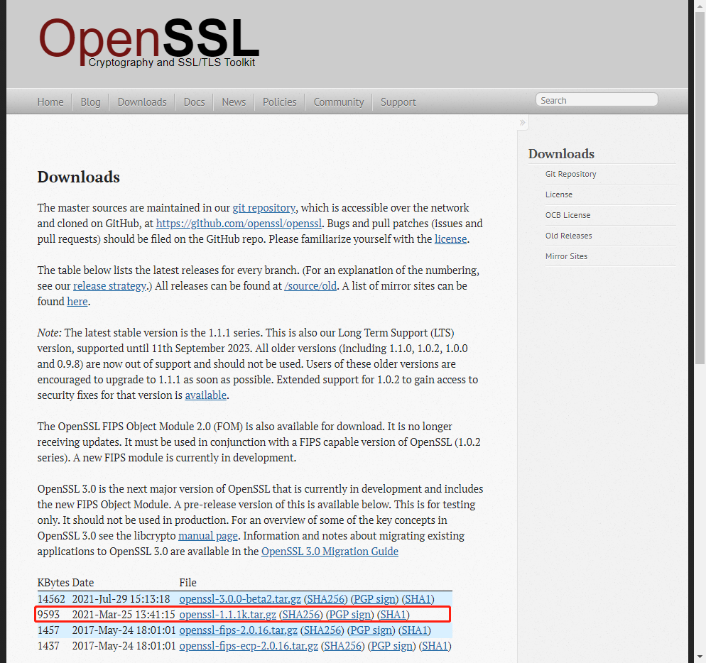 openssl