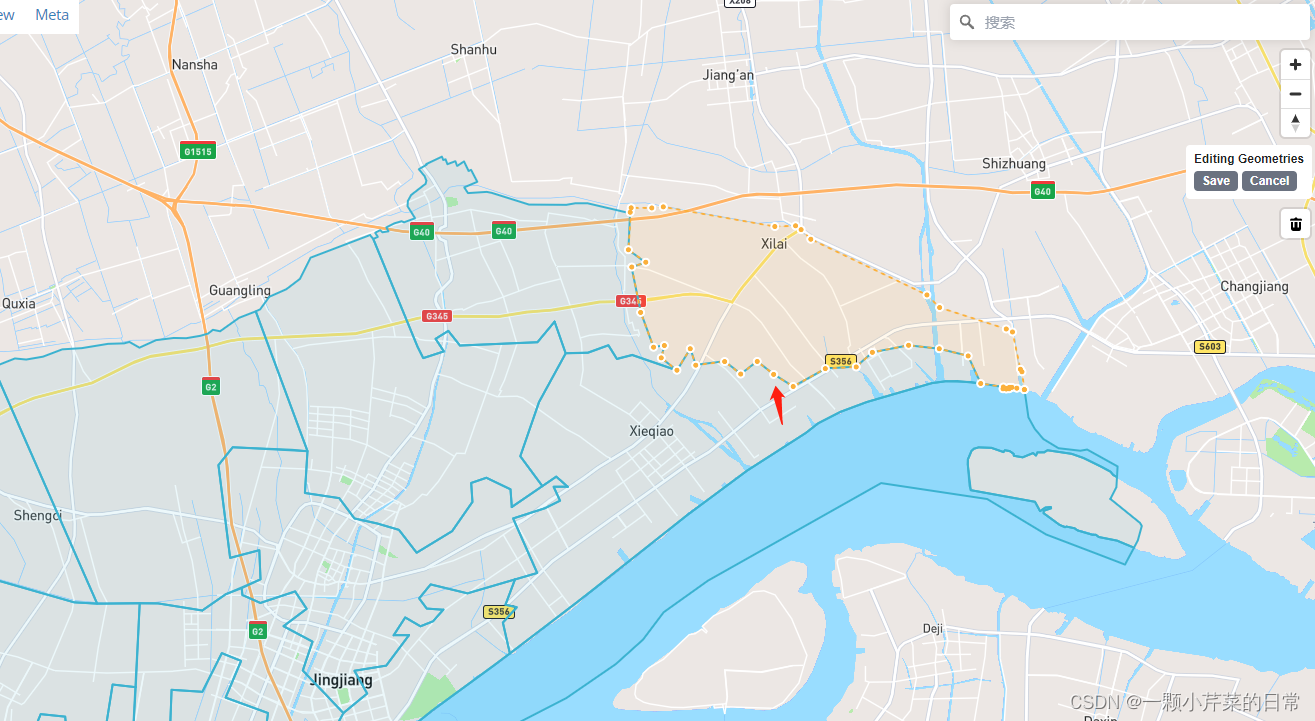 获取街道、乡镇级的地图geoJson数据，使用echarts绘制地图