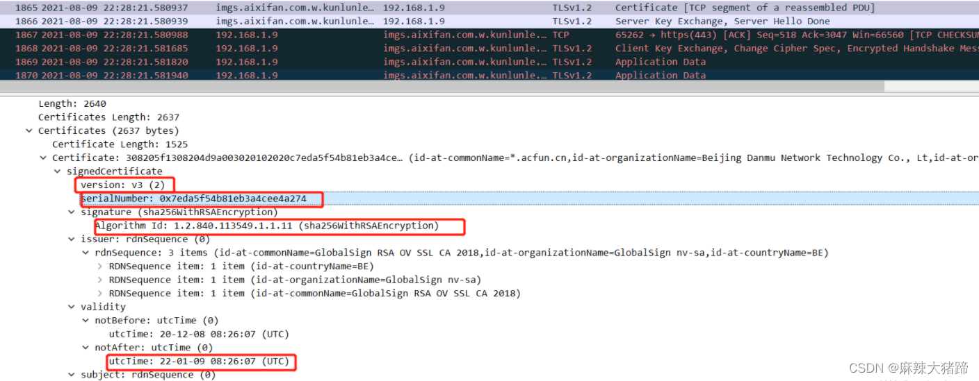 SSL握手过程实例抓包分析_ssl抓包分析-CSDN博客