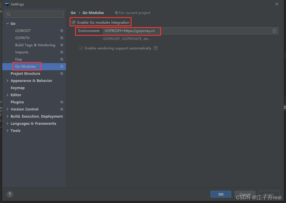 goland sync dependencies