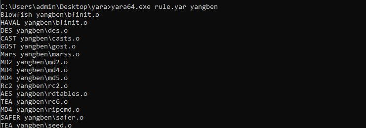 yara安装与使用