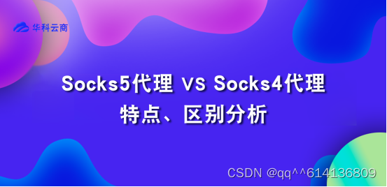 Socks5代理 vs. Socks4代理：特点和区别解析