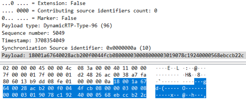 IDR帧sps/pps信息