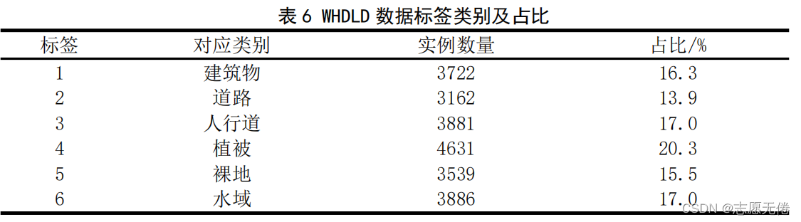 表6 WHDLD数据标签类别及占比