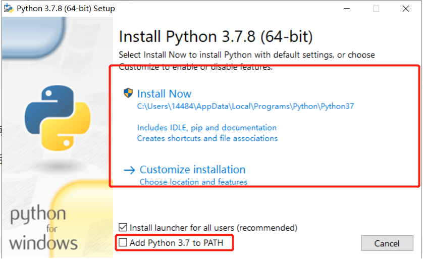 （一）python3.7.8的安装配置_python3.7.8安装教程-CSDN博客