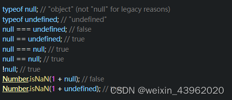 JS中null和undefined的区别