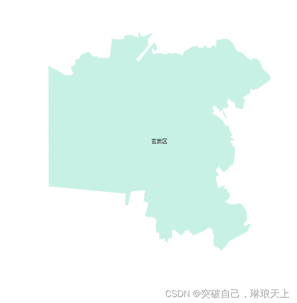 echarts 中国地图效果，并附上小旗子