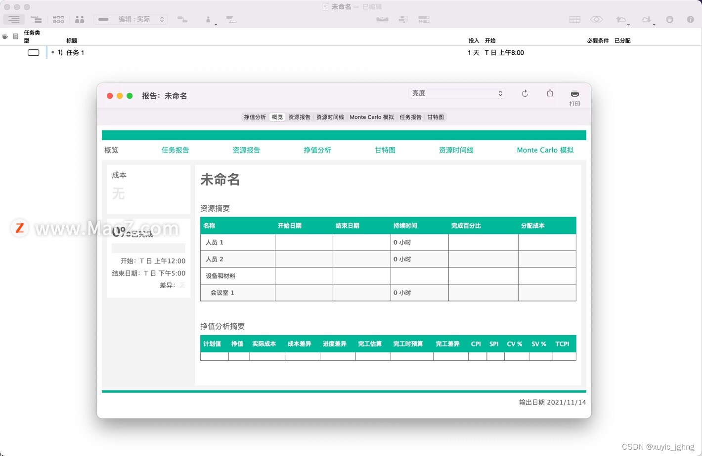 mac项目流程管理 OmniPlan Pro 4 中文最新 for mac