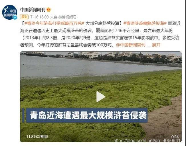 基于PIE-Engine 监测黄海海域浒苔绿潮发展过程_2021年打捞浒苔-CSDN博客