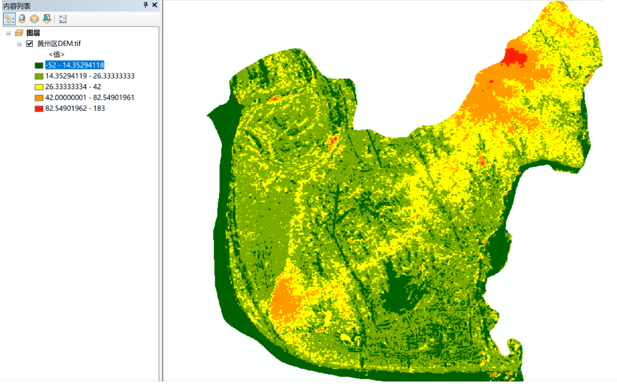 gis与地质灾害评价高程分析