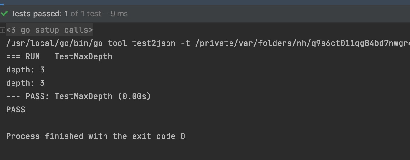 Golang 二叉树系列【二叉树深度】