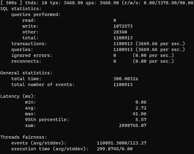 使用sysbench为mysql全方位压测，单台mysql服务器支持多少并发？