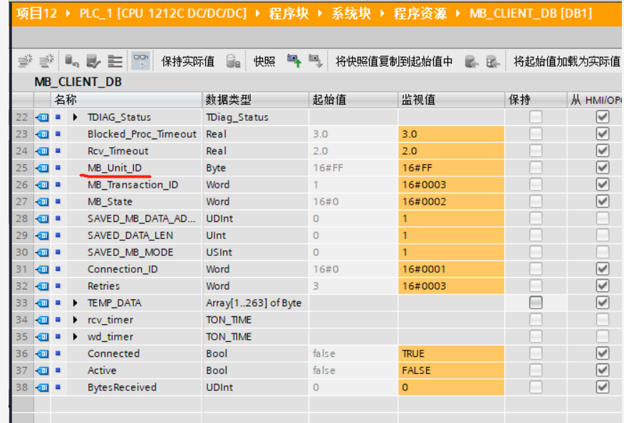 TIA博途MODBUS TCP/IP通讯，80C8报警-CSDN博客