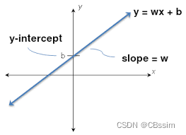 y=wx+b
