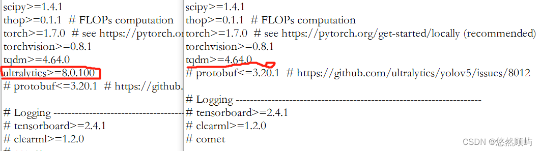 安装yolov5依赖项关于ultralytics＞=8.0.100版本问题_ultralytics安装失败-CSDN博客