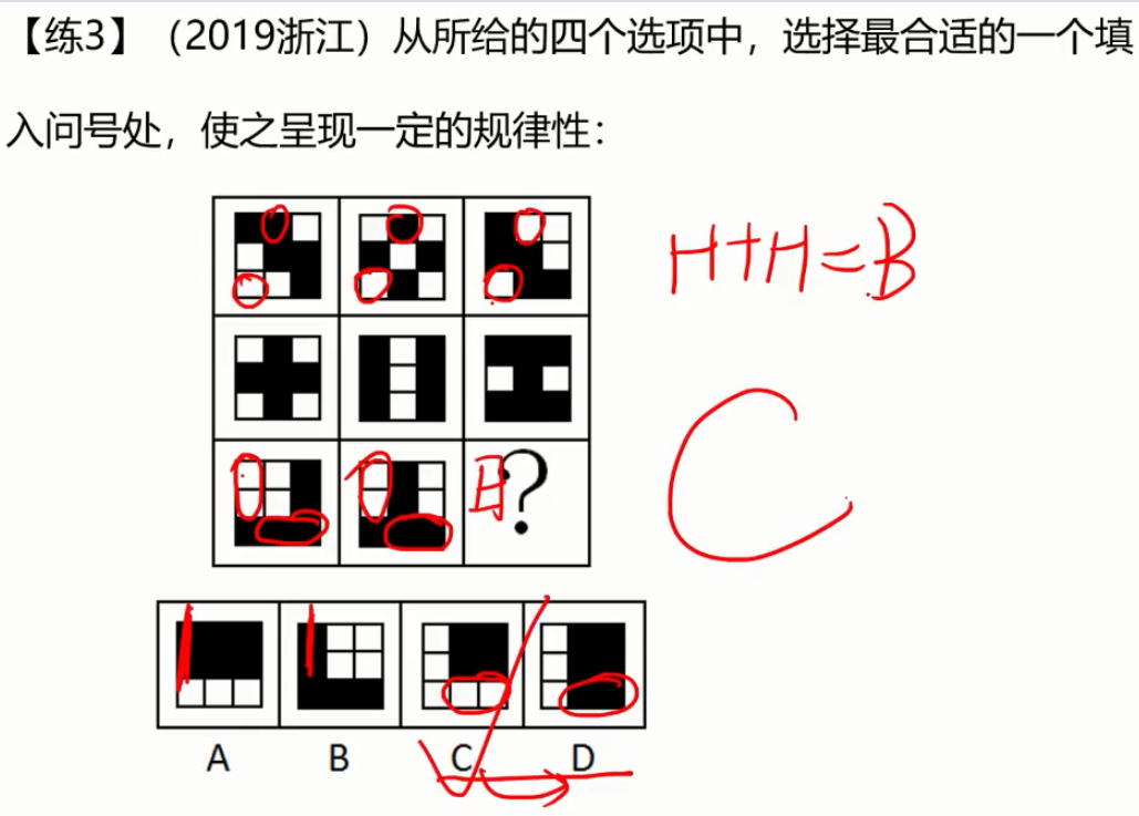 判断推理凹凸图形图片