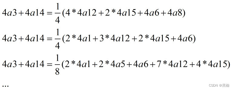 在3+1的方向上展开结构加法4a3+4a14