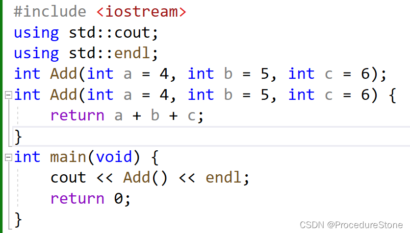 【C++】3. 缺省参数