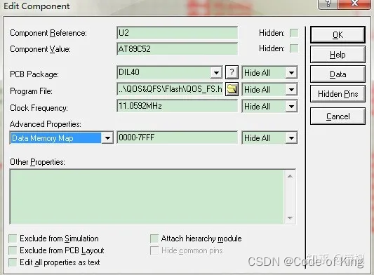 用Proteus仿真C51时用到xdata时的问题