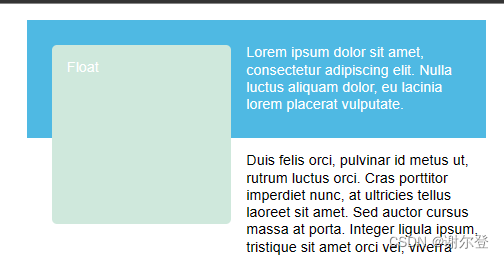 【CSS】CSS 布局——浮动
