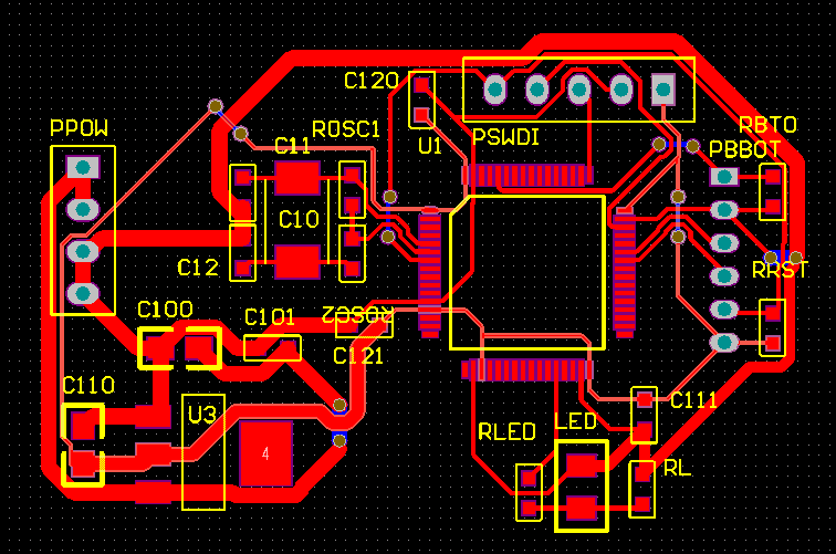 ▲ 图2.2.2 快速制版布线PCB