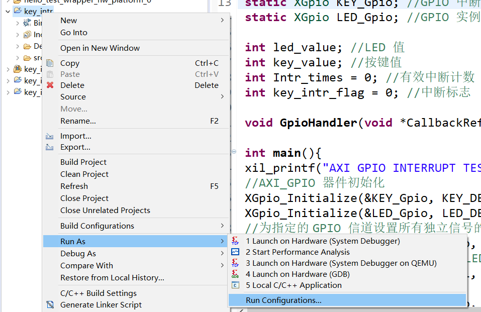 【Xilinx AX7103 MicroBalze学习笔记4】MicroBlaze 按键中断实验_axi interrupt