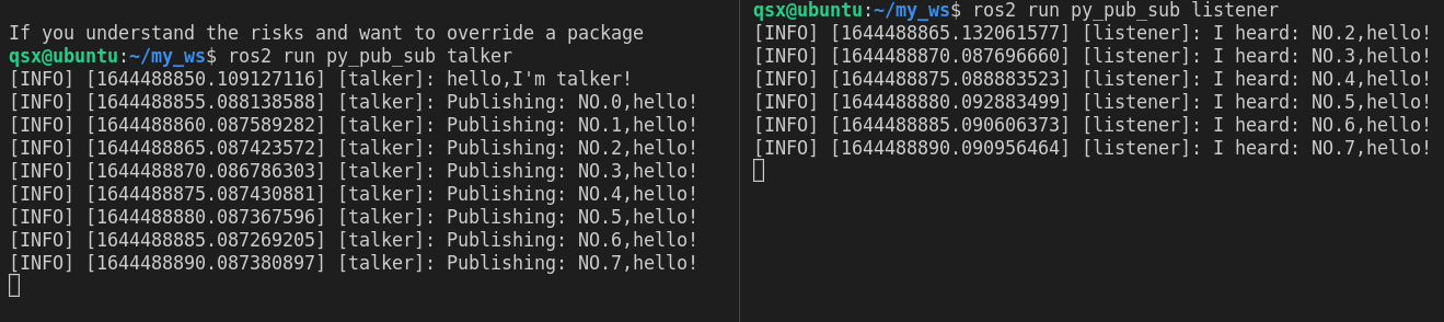 【ROS2学习】二、用python编写publisher和subscriber_ros2 pub sub py-CSDN博客