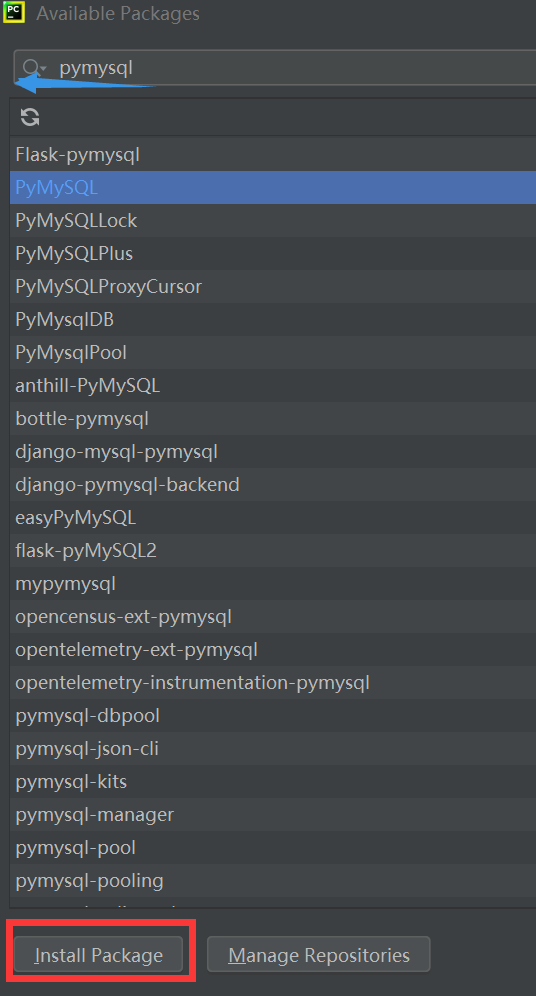 pymysql模块安装后，import pymysql找不到？