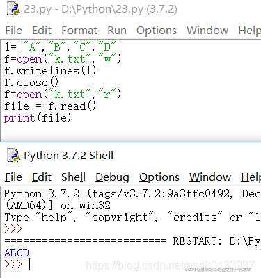 Python学习-将list列表写入文件并读取方法汇总_字符串列表存储和读取 python-CSDN博客